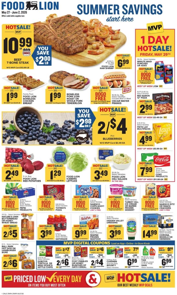 Food Lion Weekly Ad This Week: Must-See Deals May 27 to June 2 2026