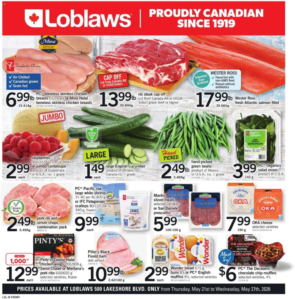 Loblaws flyer – ON: Weekly Specials Starting 21 May 2026 – Shop Now!