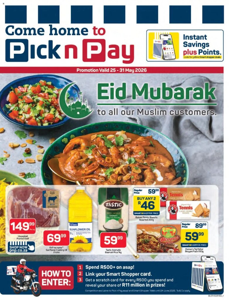Eid Specials at Pick n Pay Inland Provinces – Special This Week 25 May 2026