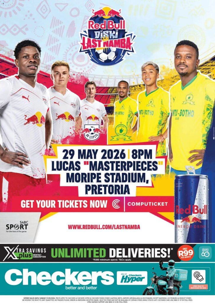Checkers – Gauteng Red Bull Promotion: Specials This Week from 25 May 2026!