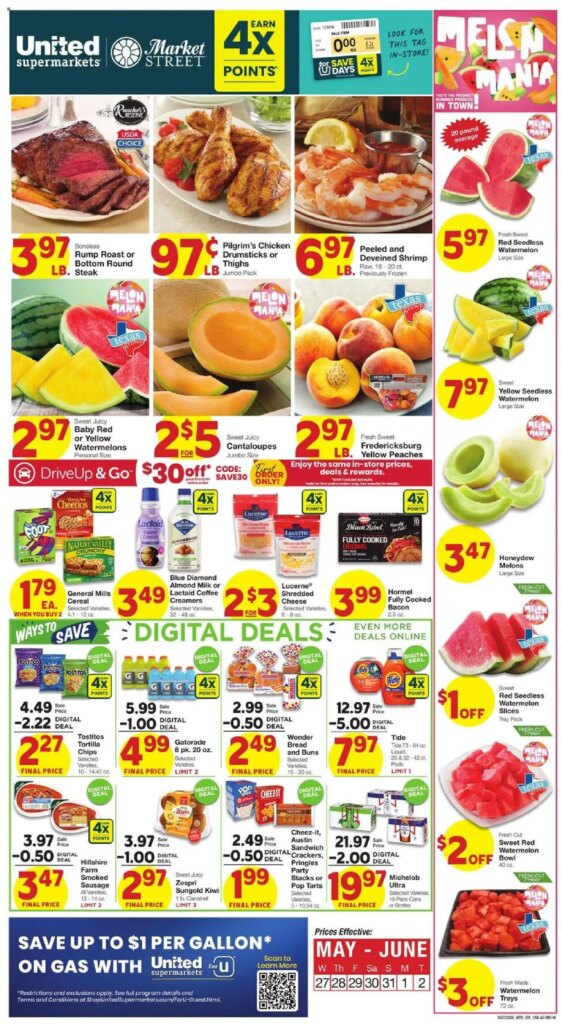 United Supermarkets Weekly Ad This Week: May 27 to June 2 2026 Savings!