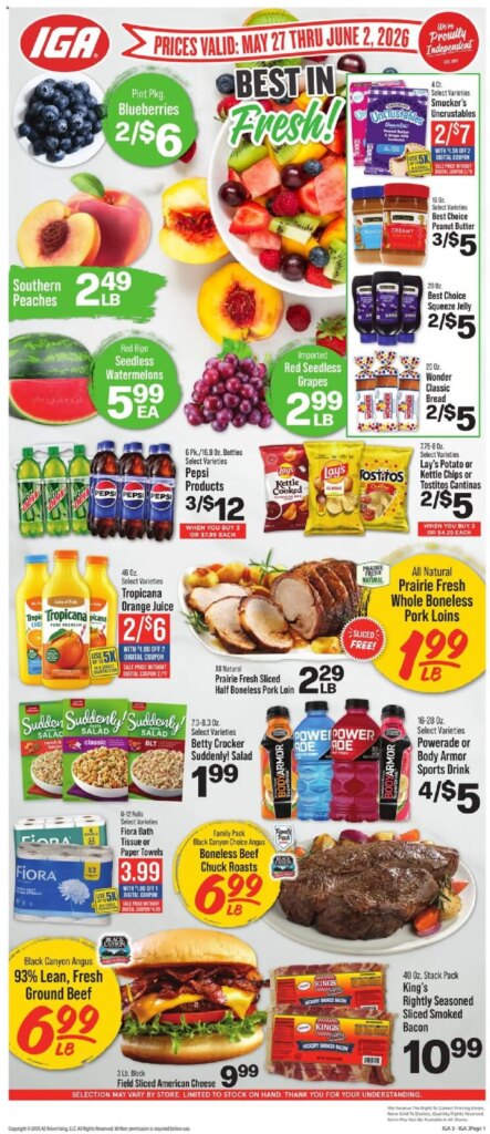 IGA Weekly Ad This Week: Amazing Deals May 27 to June 2 2026