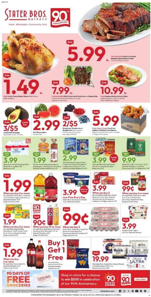 Stater Bros This Week: Amazing Offers May 27 to June 2 2026
