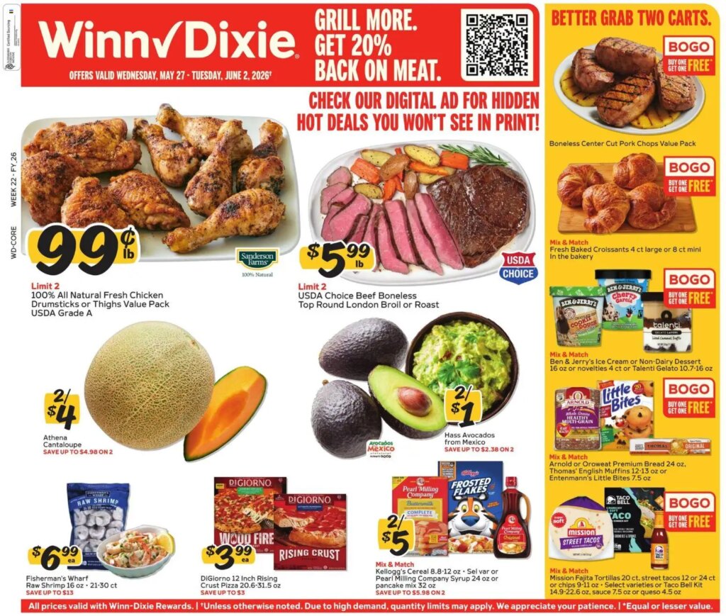 Winn Dixie Weekly Ad This Week: May 27 to June 2 2026 Savings Await!