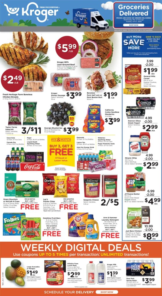Kroger Ad This Week: Best Deals May 27 to June 2 2026