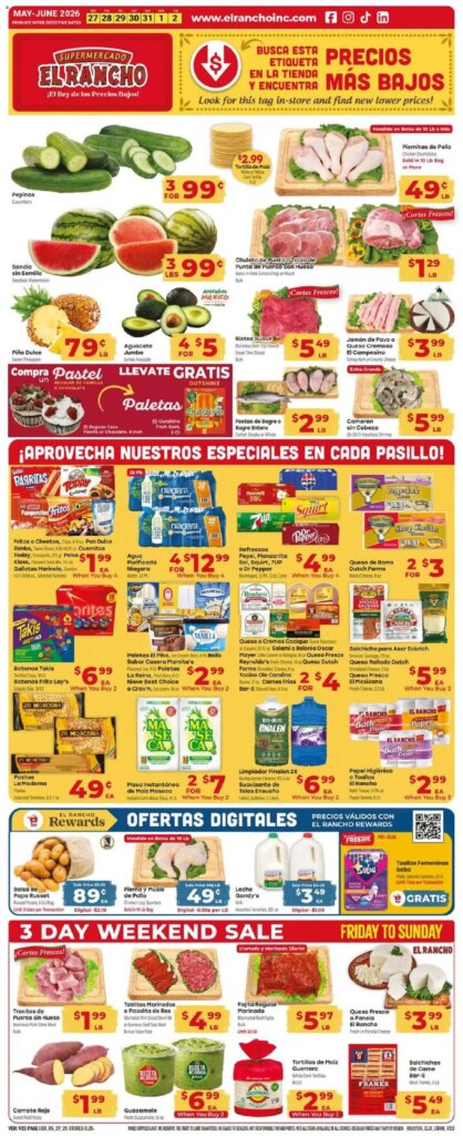 El Rancho Weekly Ad This Week: Unbeatable Offers May 27 to June 2 2026