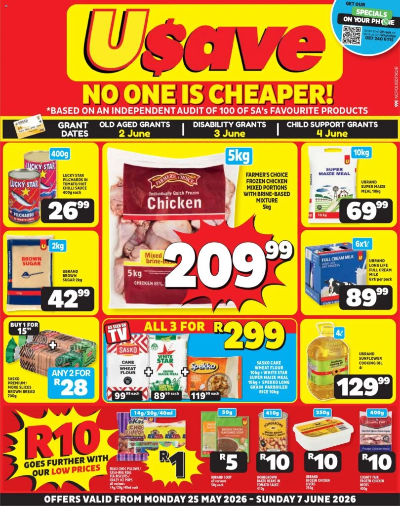 Amazing Specials This Week at Usave Northern Cape – 25 May 2026!