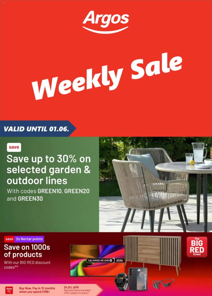 Unmissable Offers Online: Argos Catalogue Starts 26 May 2026
