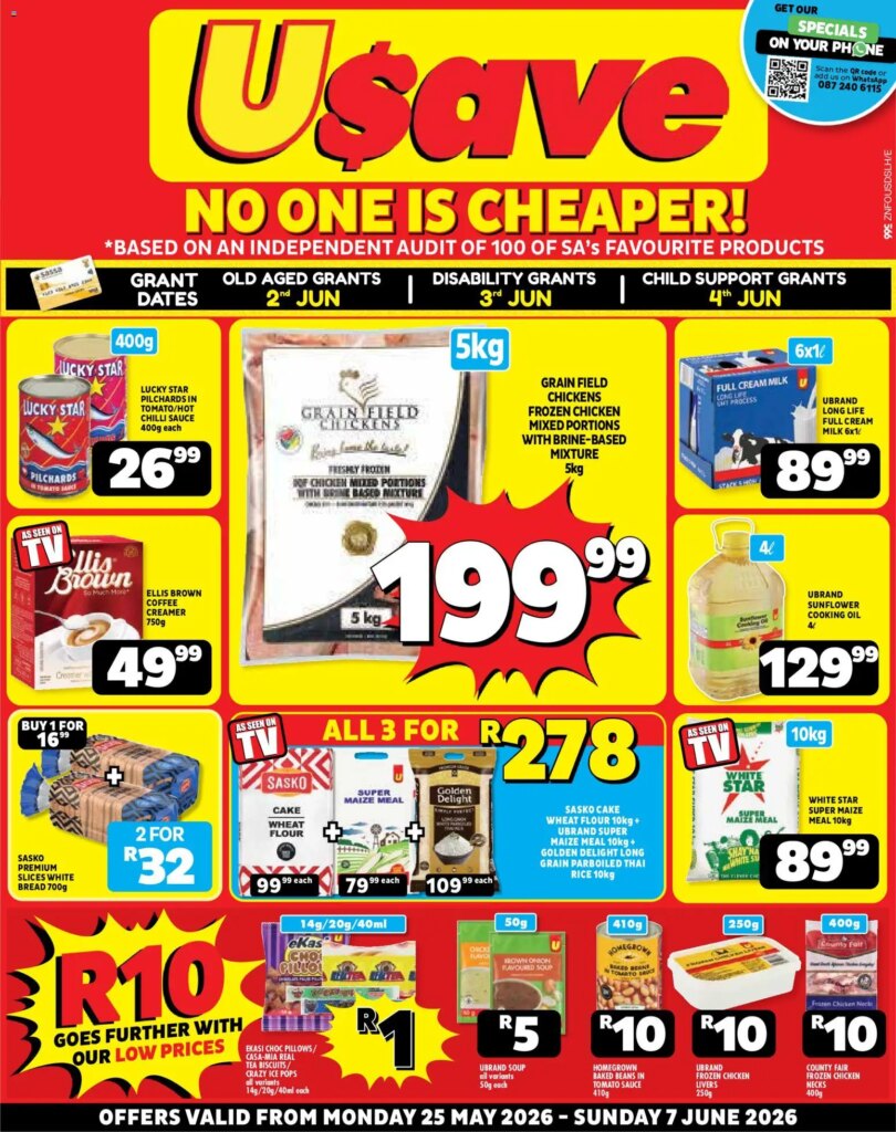 Unmissable Usave Specials: Save Big from 25 May 2026 This Week!