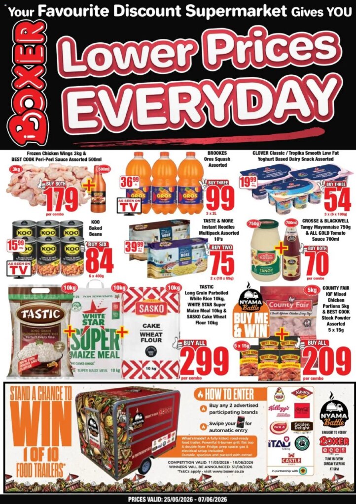 Hot Boxer Western Cape Specials This Week – 25 May 2026 Sale!