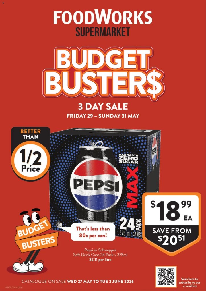 Foodworks Catalogue This Week: May 25 Offers & Specials You Can’t Miss!