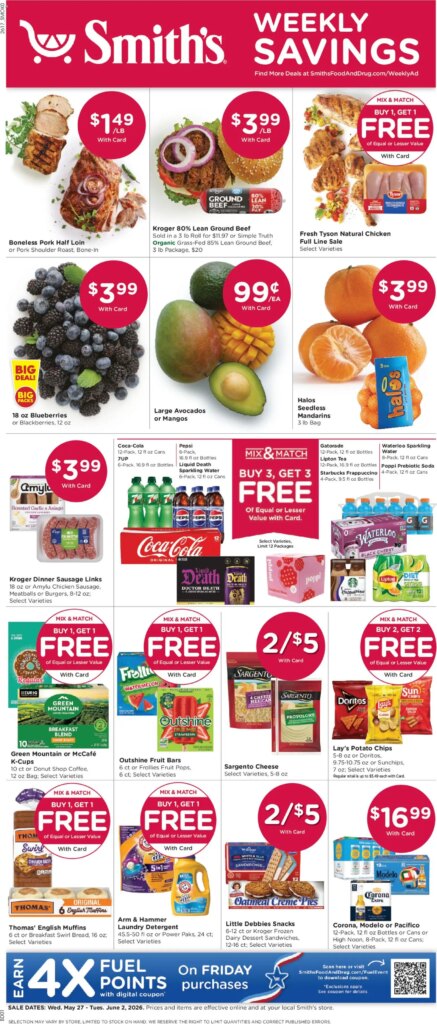 Smith’s Weekly Ad This Week: Save Big May 27 to June 2 2026!