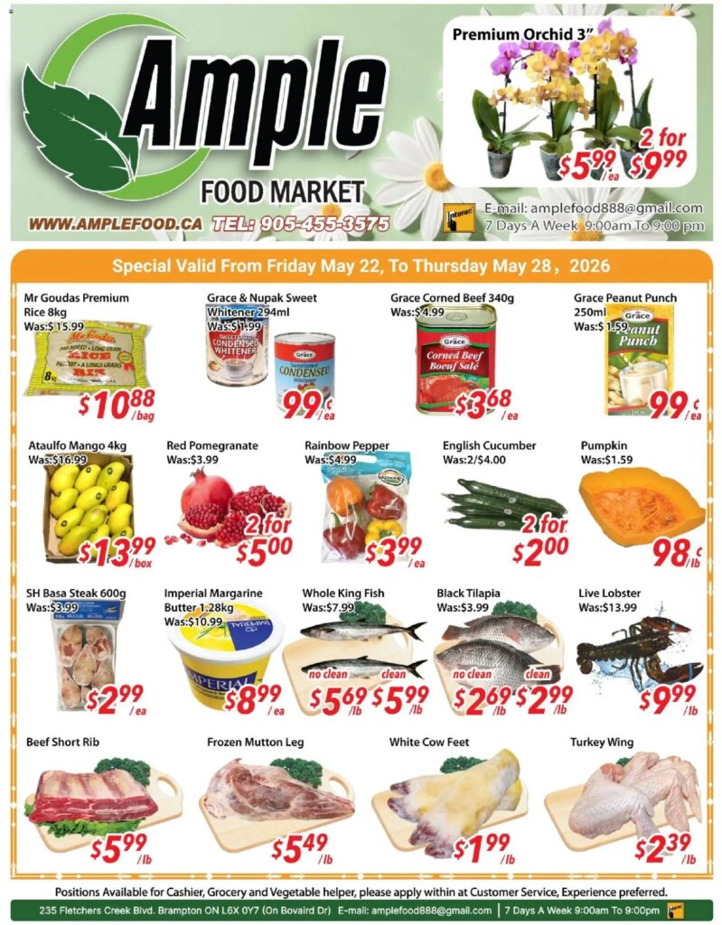 Get Ready for Savings: Ample Food Market Weekly Specials from 22 May 2026!