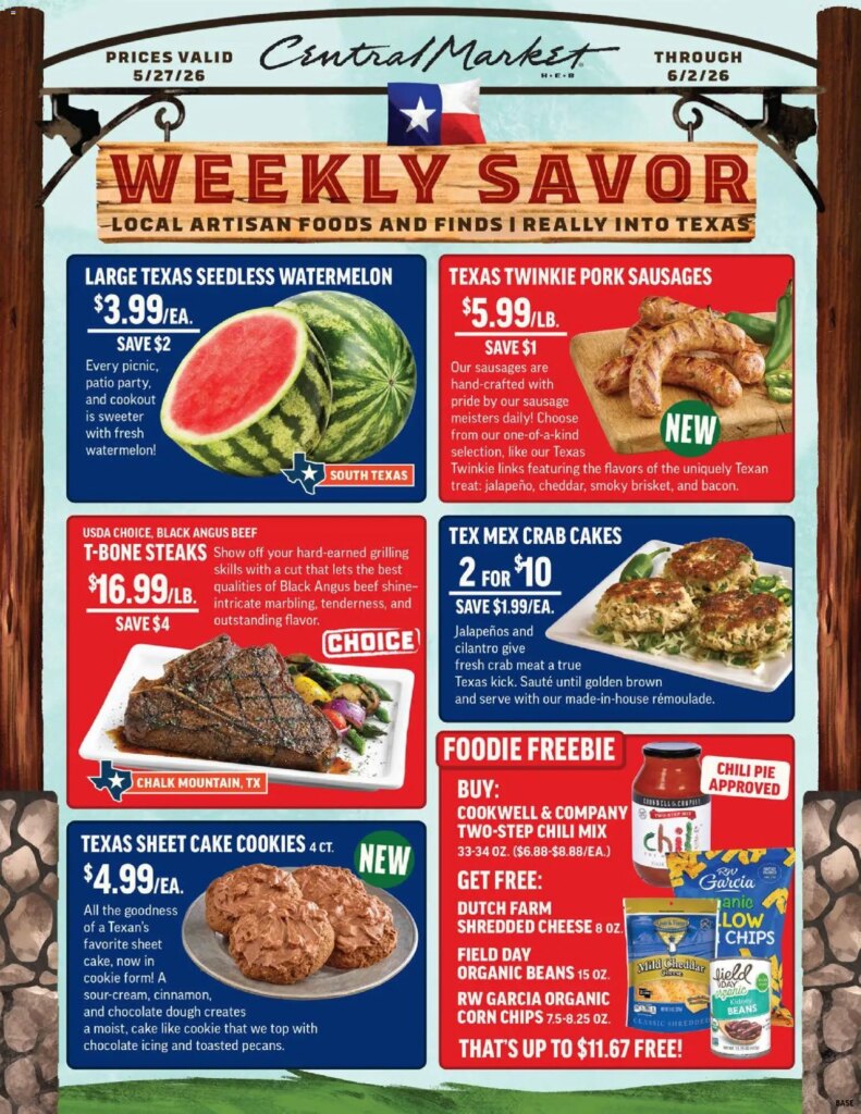 Central Market Weekly Ad This Week: May 27 to June 2 2026 Savings Await