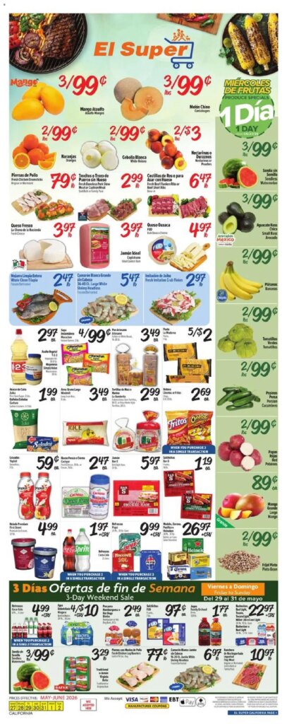 El Super Deals This Week: May 27 to June 2 2026 Flyers Inside!