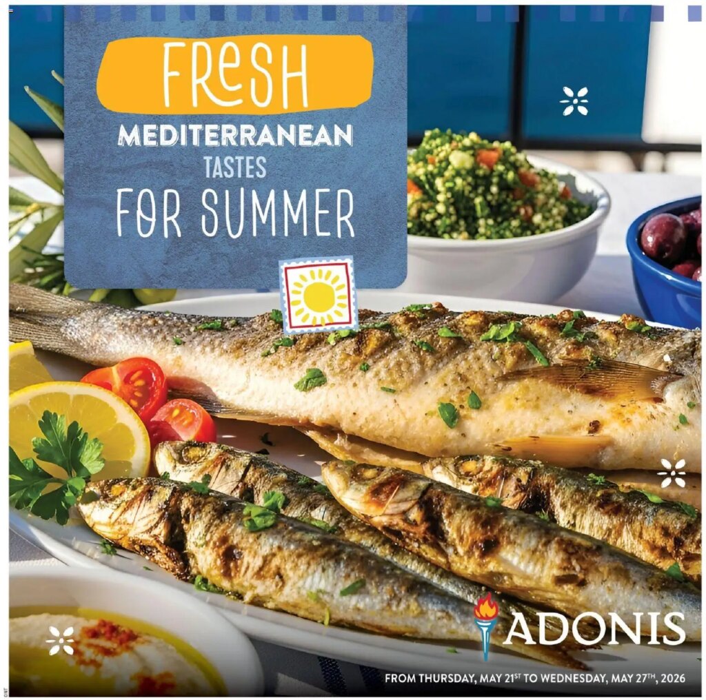 Adonis flyer – Fresh Mediterranean Specials This Week from 21 May 2026