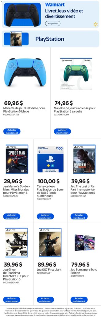 Walmart – Extended Aisle: Spcial This Week Starting 28 May 2026!