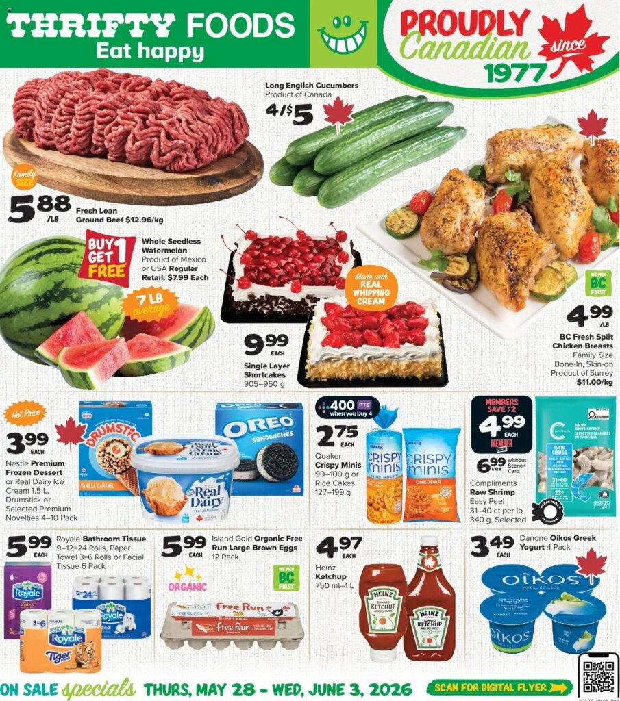 Thrifty Foods Weekly Specials – Amazing Deals on 28 May 2026!