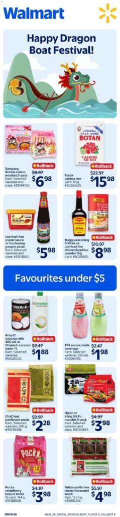 Walmart flyer – Happy Dragon Boat Festival! Specials This Week: 28 May 2026