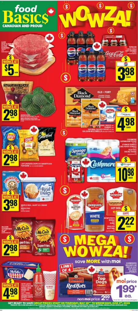 Food Basics weekly flyer – Ajax: Specials This Week from 28 May 2026!