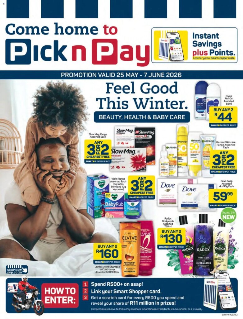 Pick n Pay – Health & Beauty Specials: Amazing Deals Starting 25 May 2026