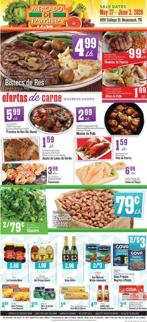 Market Basket Mercado de Familia Sale May 27 to June 2 2026 – Flyers Inside