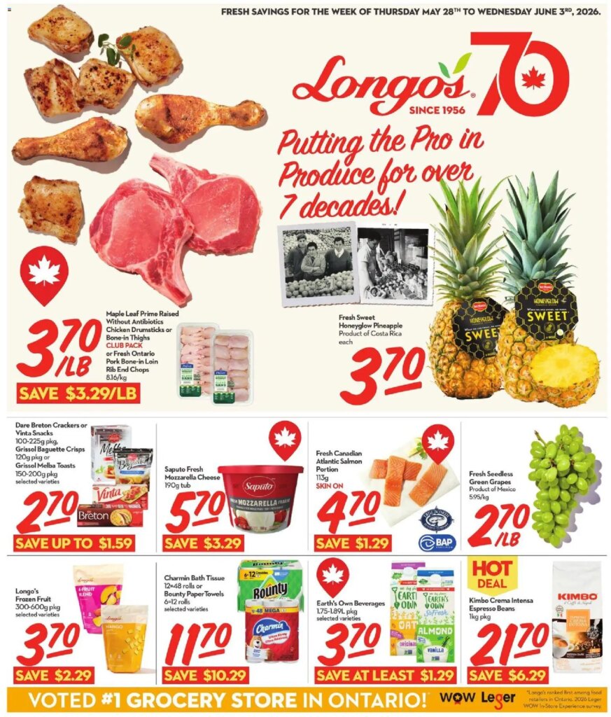 Longo’s weekly flyer: May 28 2026 Specials This Week & Best Deals!