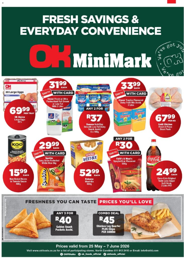 Amazing Offers at OK Foods – Gauteng – OK MiniMark Starting 25 May 2026!