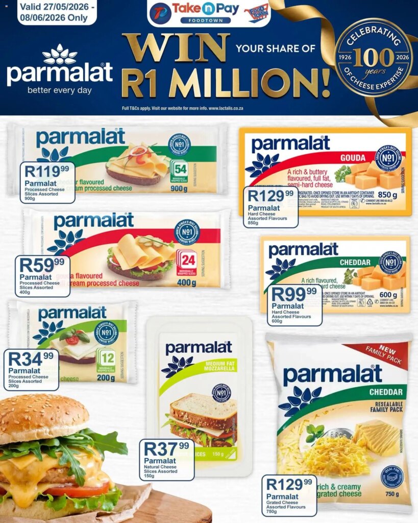 Take n Pay Parmalat Cheese Deals: Special This Week on 27 May 2026!