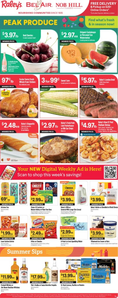 Raley’s Weekly Ad This Week: Exciting Offers from May 27 to June 2 2026!
