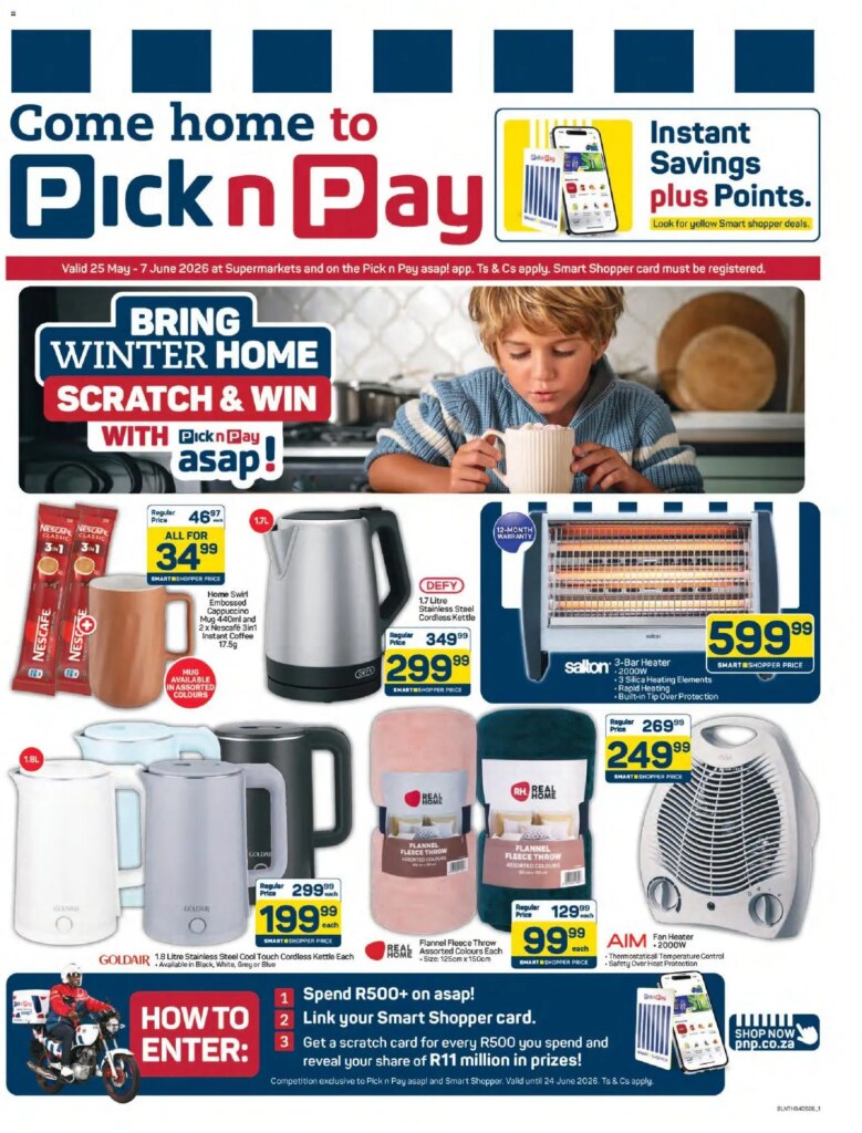 Unmissable Pick n Pay Winter Specials Start 25 May 2026!