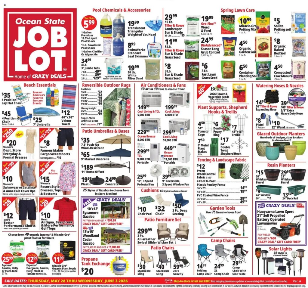 Ocean State Job Lot Ad This Week: Incredible Deals May 28 to June 3 2026!