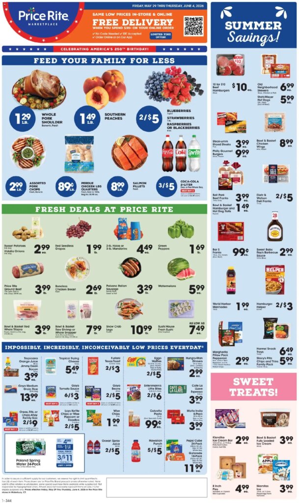 Price Rite Weekly Ad This Week: Unmissable Deals May 29 to June 4 2026