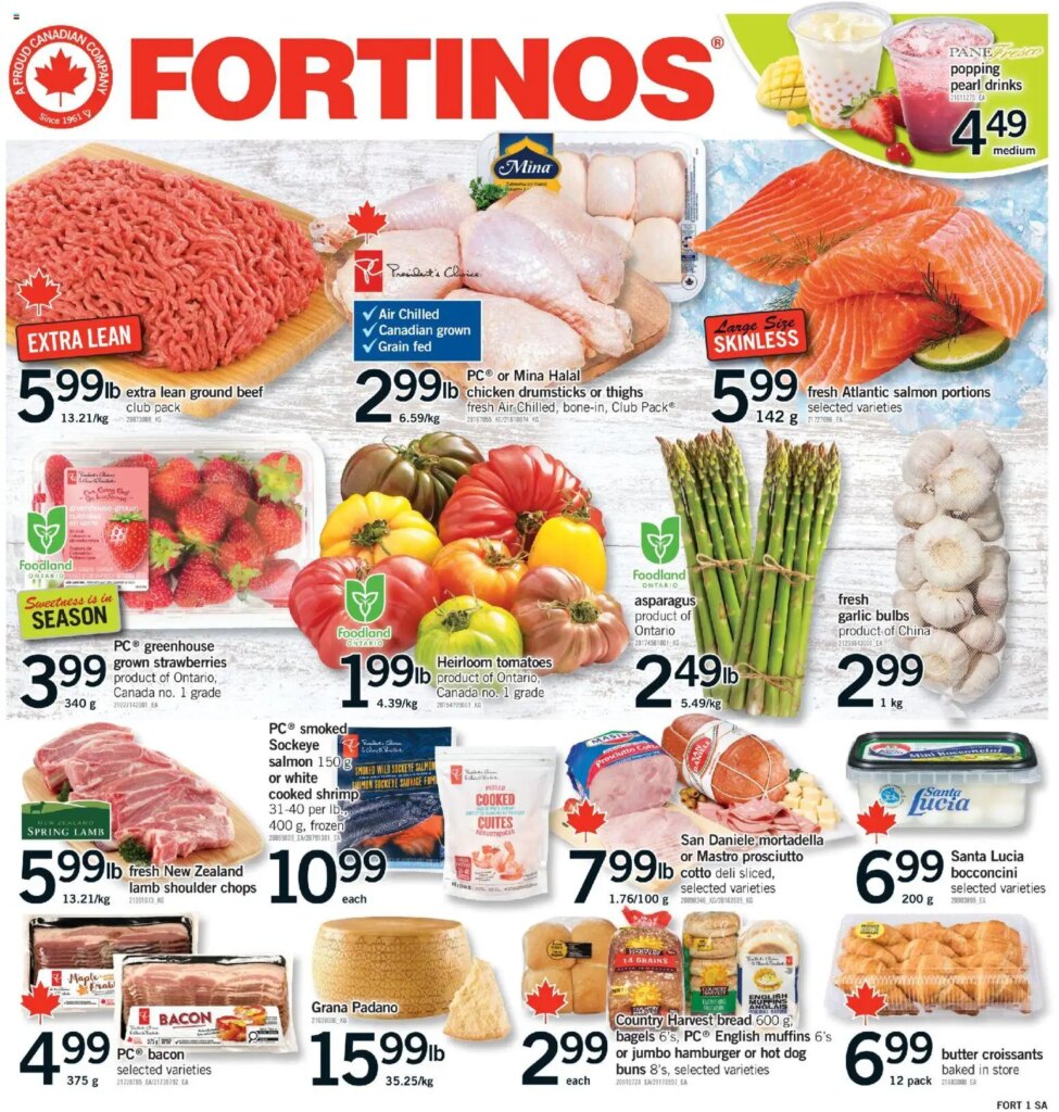 Fortinos weekly flyer – Brampton: Specials Starting 28 May 2026!