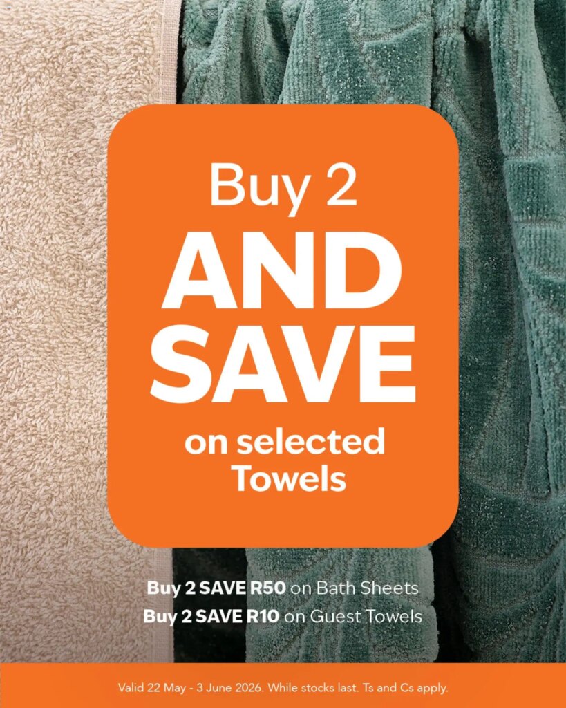 Hot Savings on Sheet Street Towel Sale from 22 May 2026 – Special This Week!