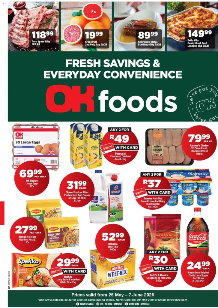 Don’t Miss OK Foods – Gauteng Specials This Week (25 May 2026)