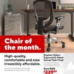 Staples flyer – Chair of the month: Specials This Week from 4 May 2026