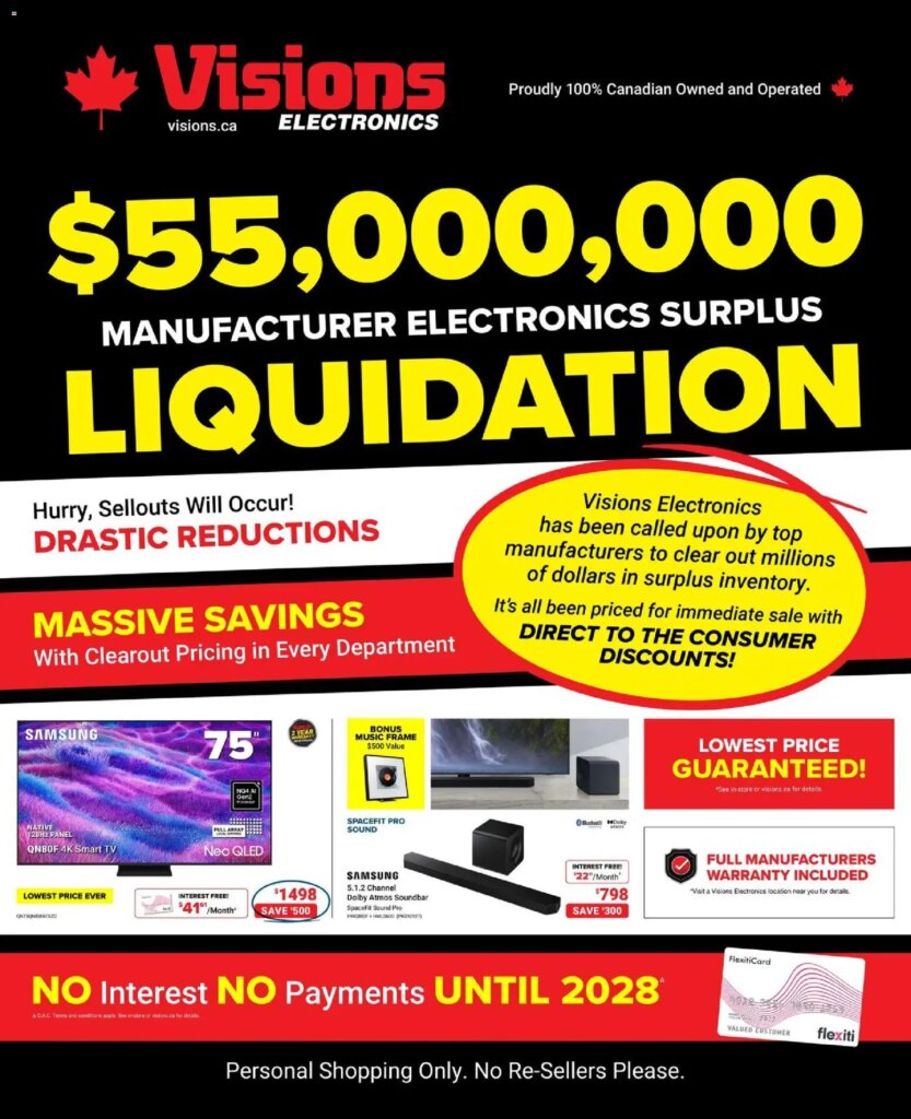Visions weekly flyer / circulaire: Specials This Week from 22 May 2026