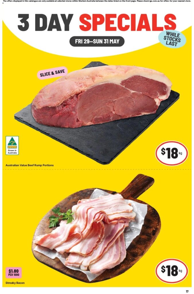 IGA Catalogue This Week: Unmissable 3 Day Specials WA – May 29 2026