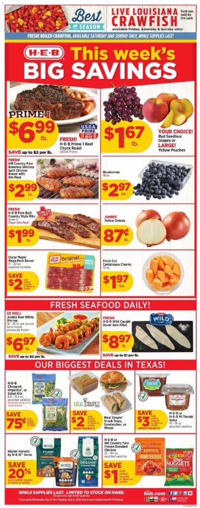 H-E-B Weekly Ad This Week: Hot Deals May 27 to June 2 2026