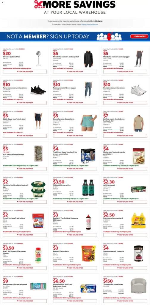 Costco weekly flyer: Specials This Week from 11 May 2026!