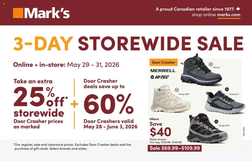 Unmissable Specials This Week at Mark’s: 29 May 2026 Deals Await!
