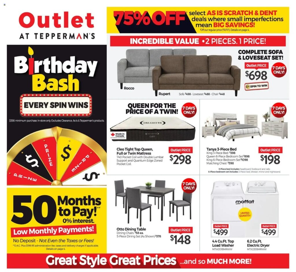 Unmissable Specials This Week at Tepperman’s outlet – 29 May 2026!