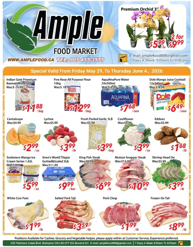Ample Food Market Weekly Specials from 29 May 2026 – Big Deals Await!