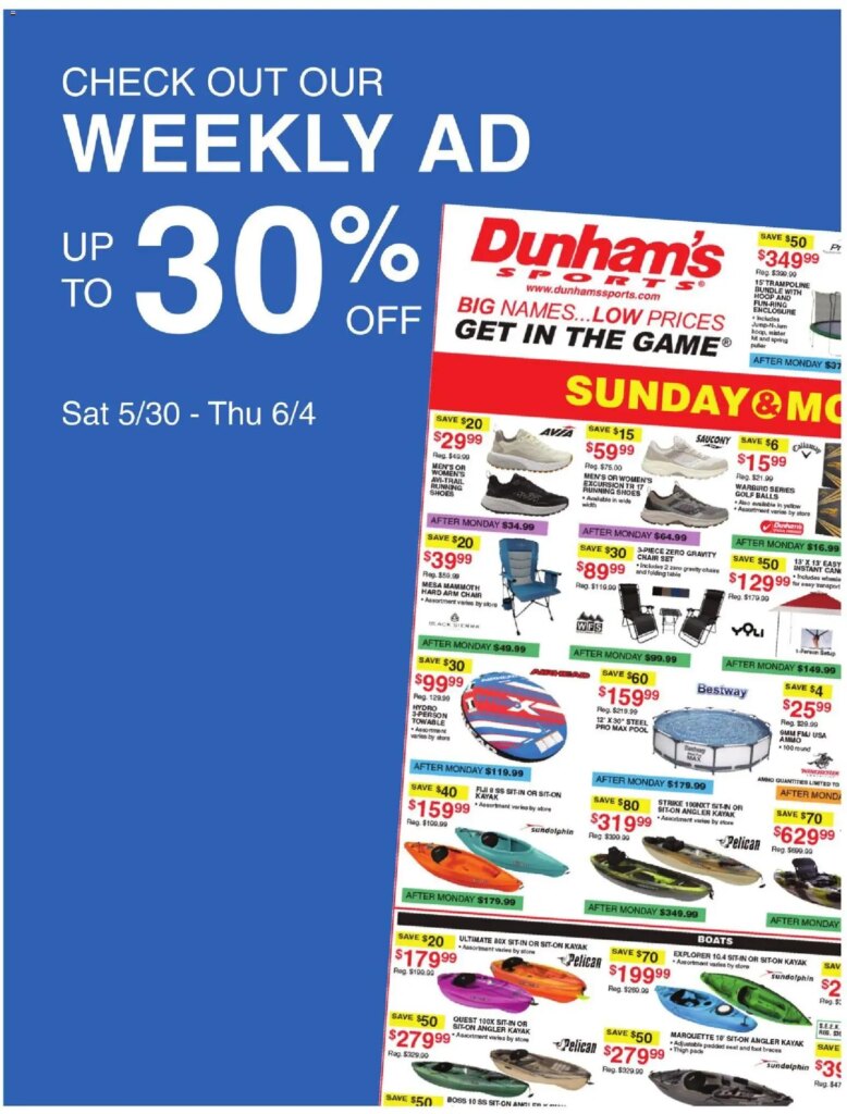 Dunham's Sports Weekly Ad This Week: Exciting Deals May 30 to June 4 2026 8 Dunham’s Sports Weekly Ad This Week: Exciting Deals May 30 to June 4 2026