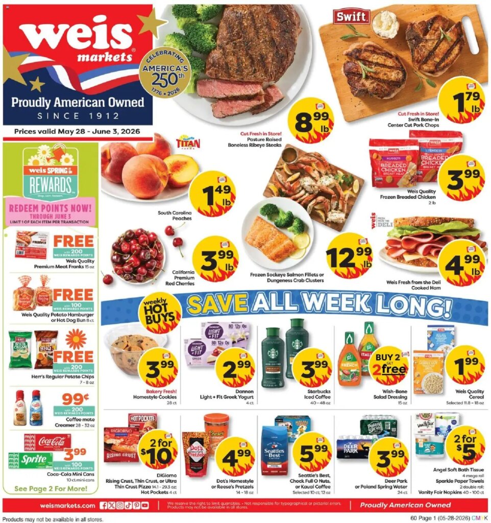 Weis Weekly Circular Offers This Week: May 28 to June 3 2026