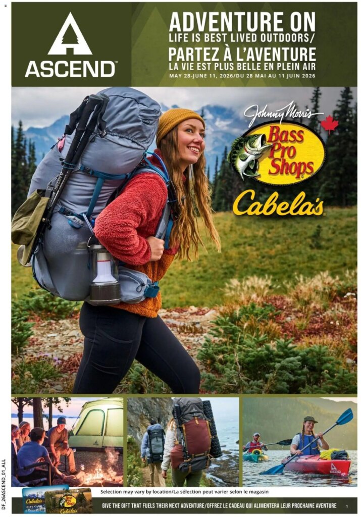 Cabelas flyer – Adventure On: Specials This Week Starting 28 May 2026