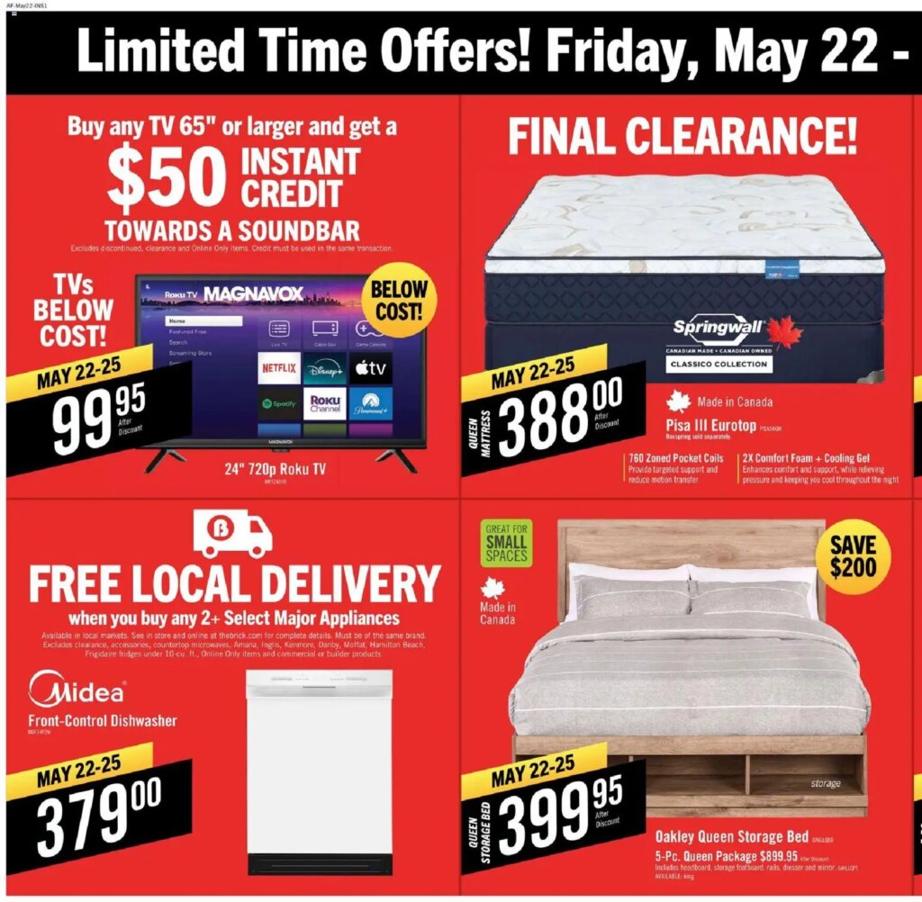 The Brick Weekly Flyer: Exciting Specials from 22 May 2026!