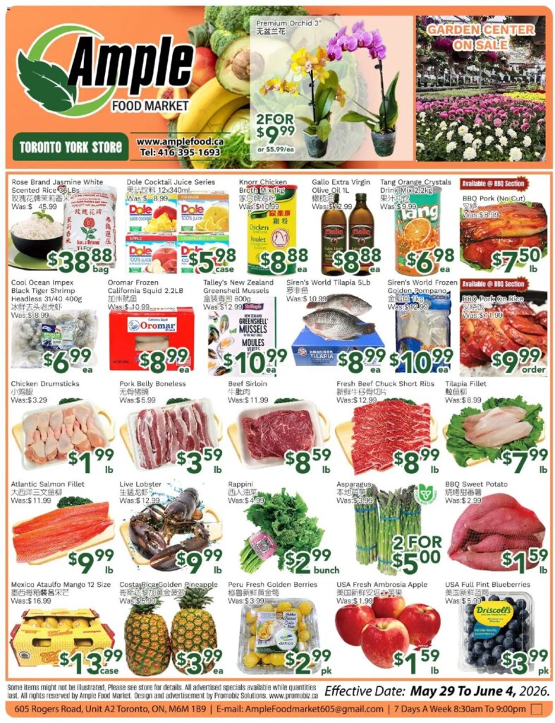 Unmissable Ample Food Market Specials This Week from 29 May 2026 in York!