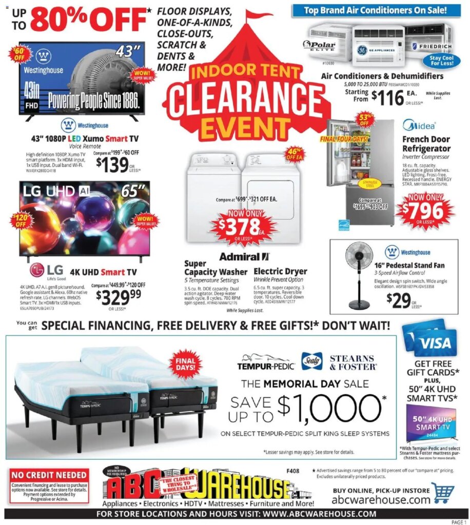 ABC Warehouse Weekly Ad This Week: Irresistible Offers May 31 to June 6 2026 3 ABC Warehouse Weekly Ad This Week: Irresistible Offers May 31 to June 6 2026